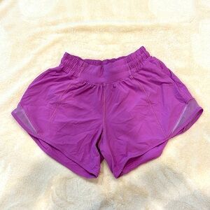 Hotty Hot High-Rise Lined Short 2.5" Purple